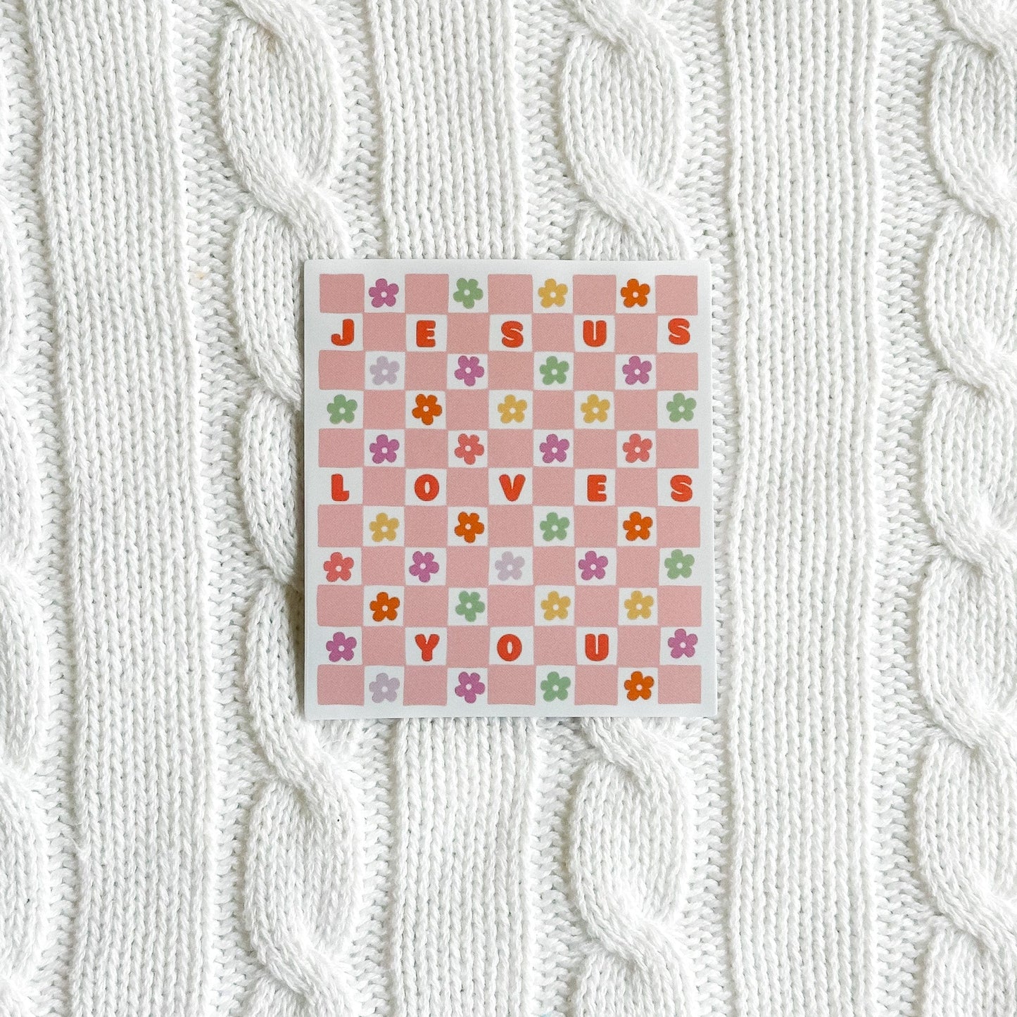 Jesus Loves You Sticker