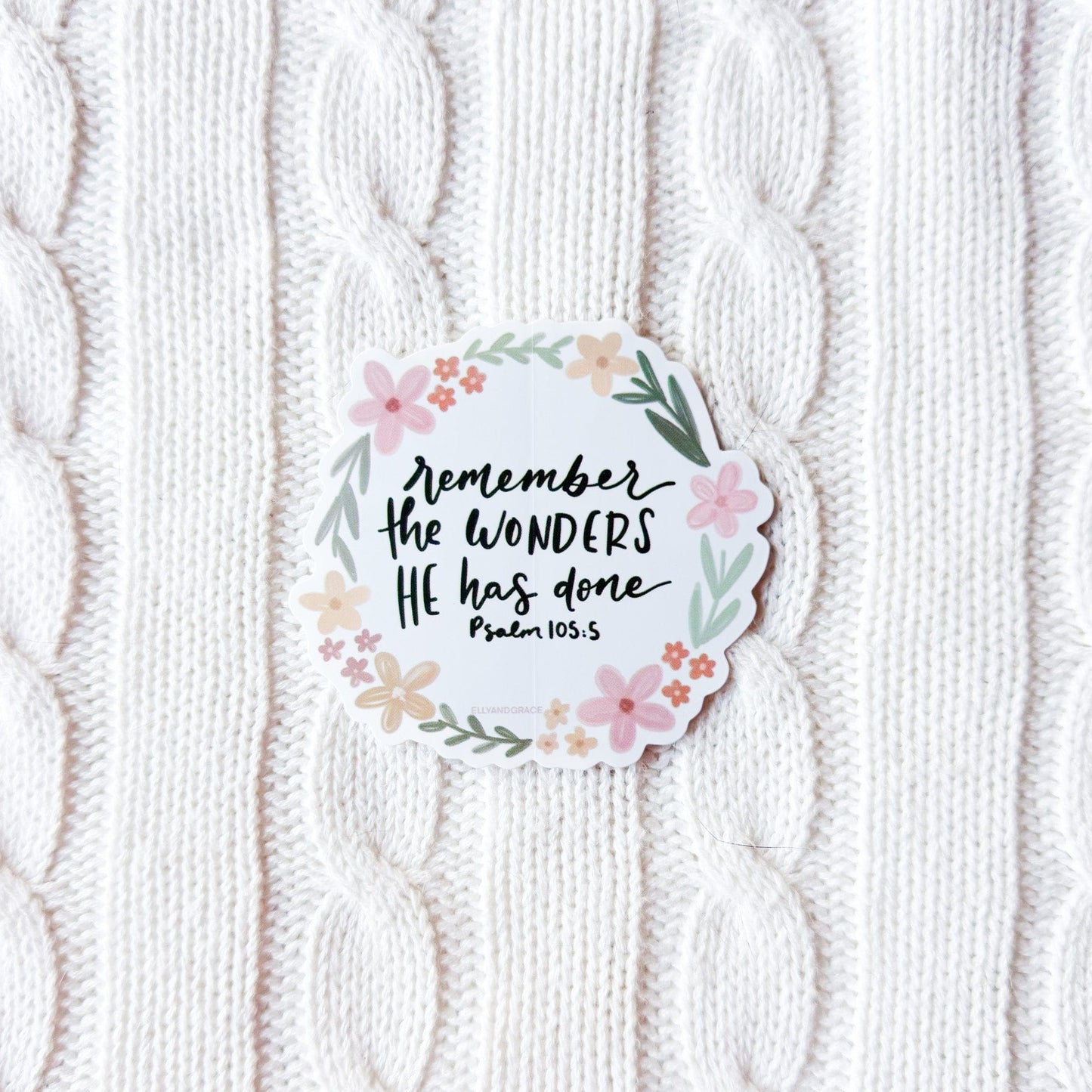 Remember the Wonders Sticker