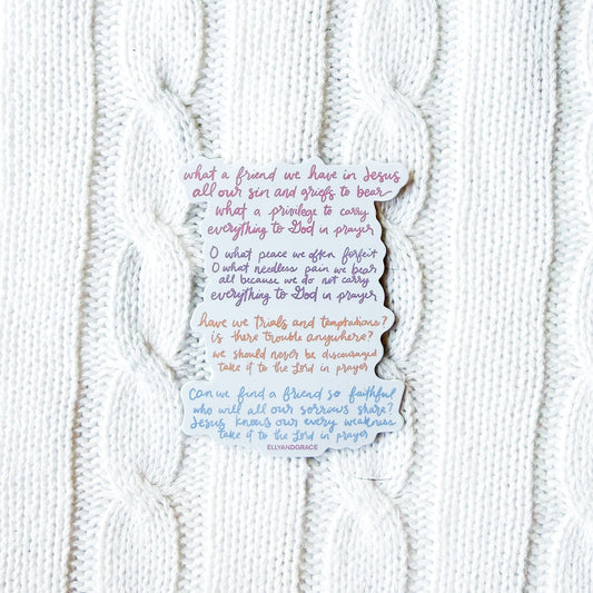 What a Friend We Have in Jesus