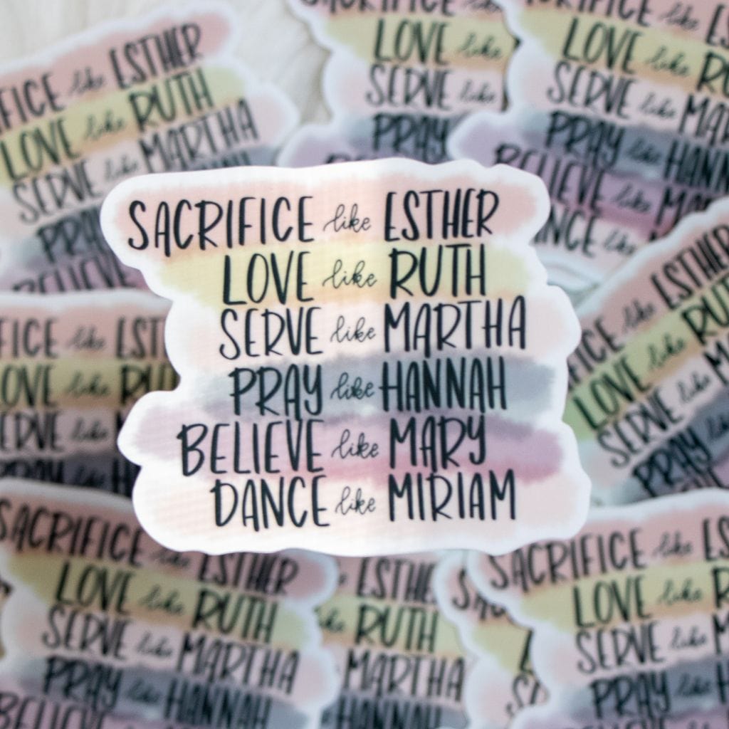 Women of the Bible Sticker