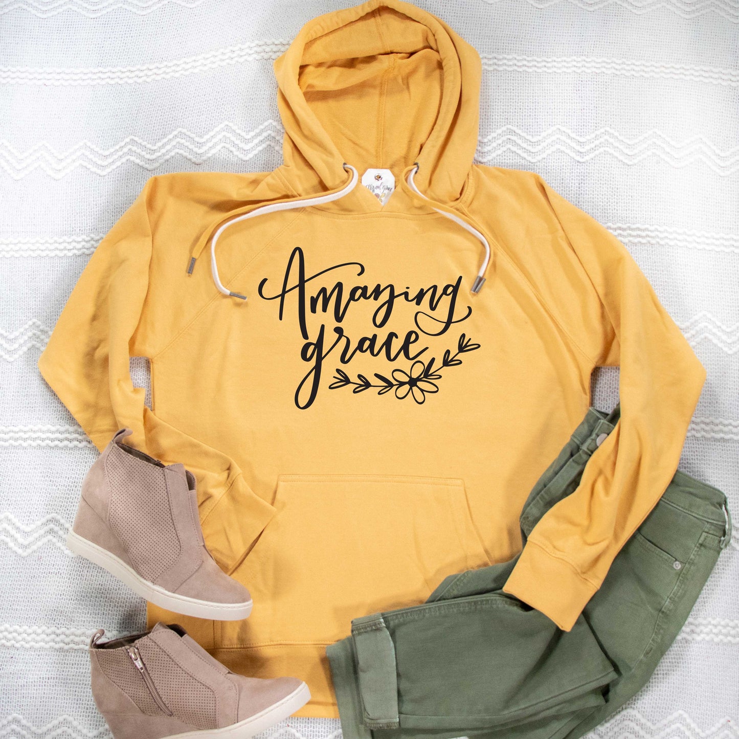 Amazing Grace Lightweight Terry Hoodie