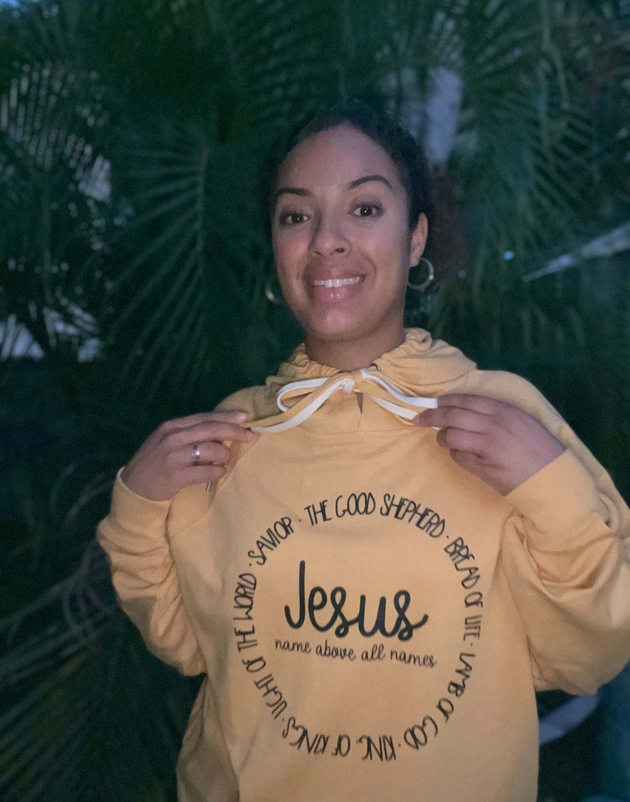 Name Above All Names Lightweight Terry Hoodie