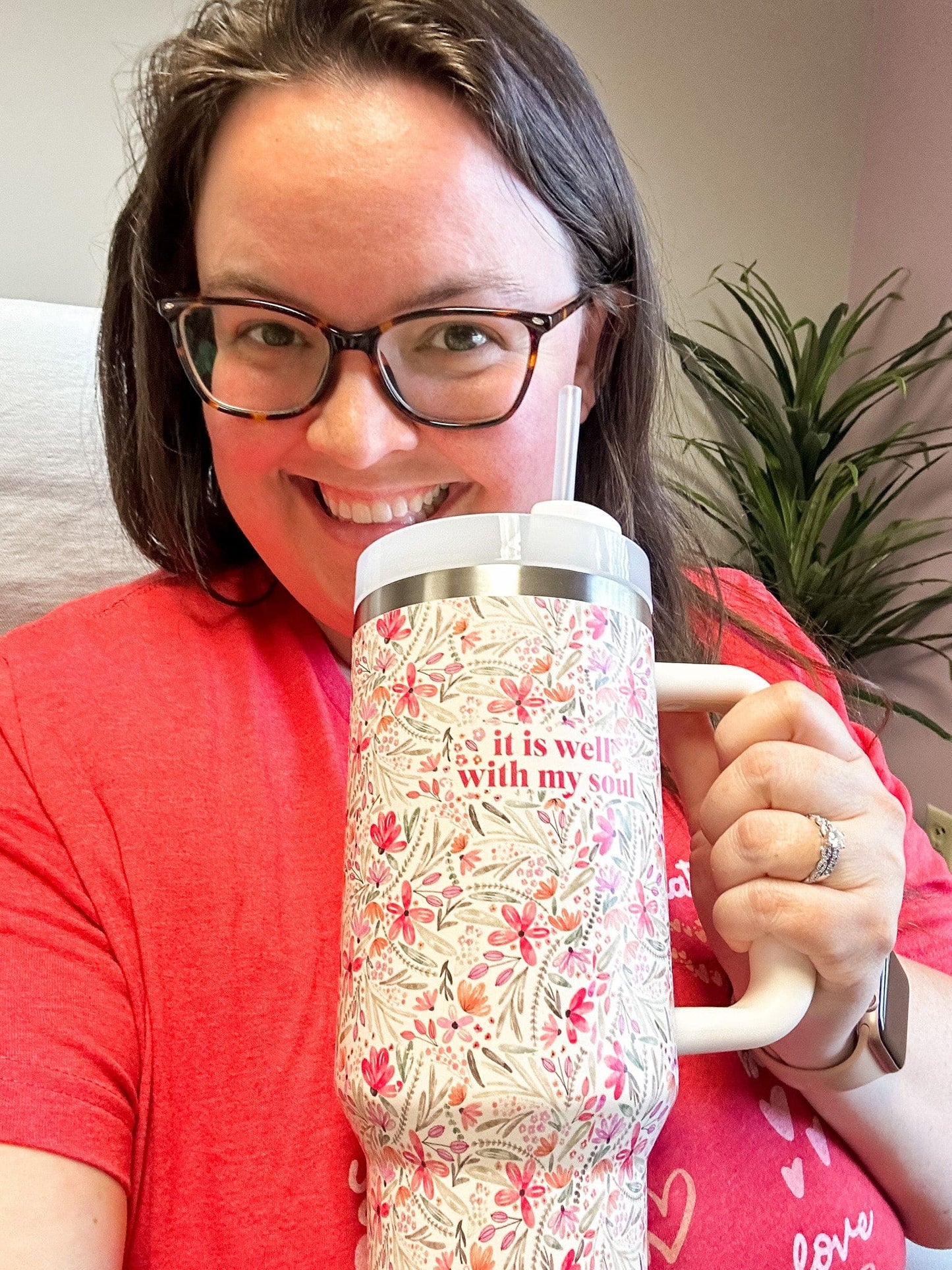 It Is Well 40oz Stainless Steel Insulated Tumbler