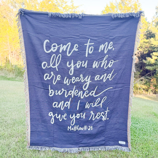 Come To Me Woven Blanket