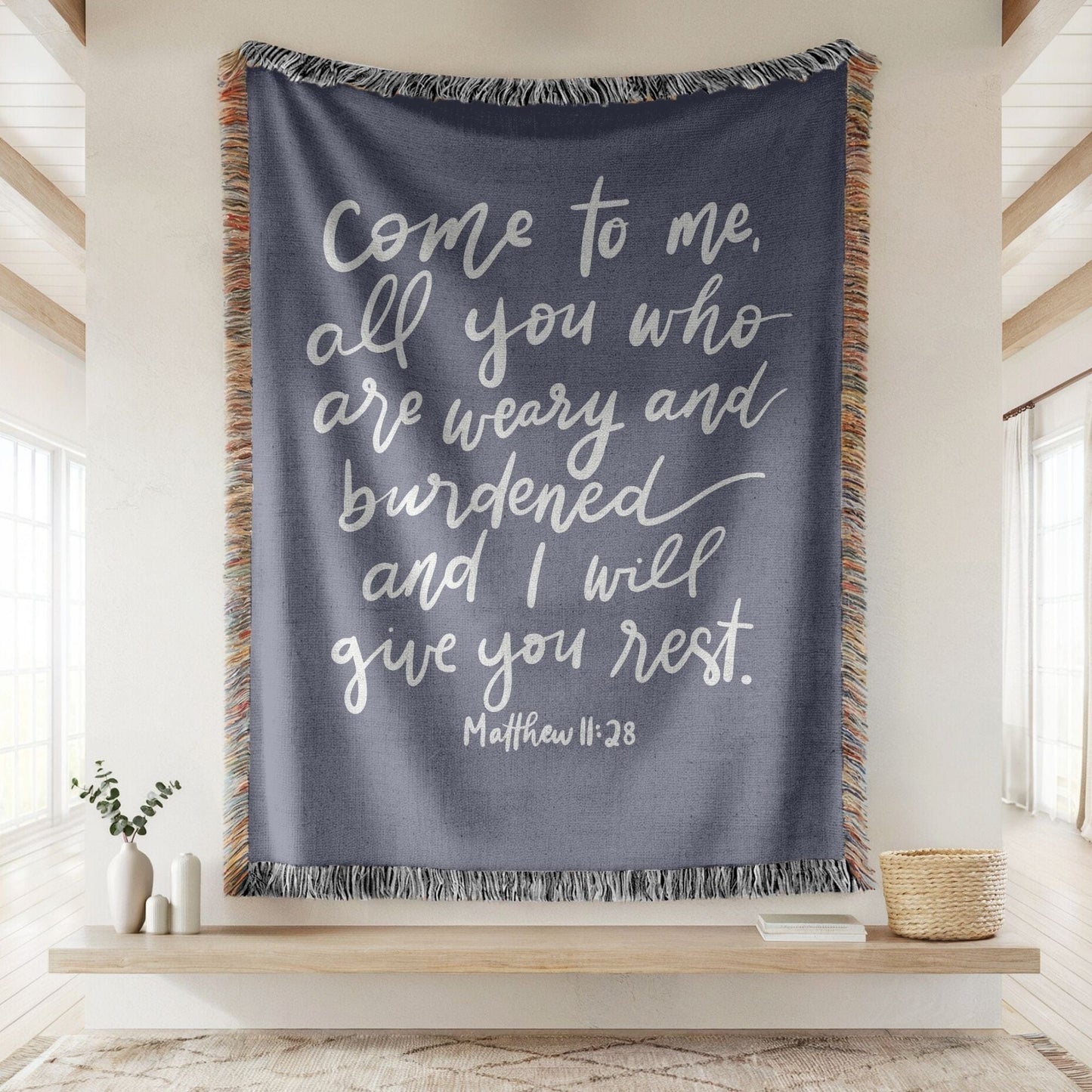 Come To Me Woven Blanket