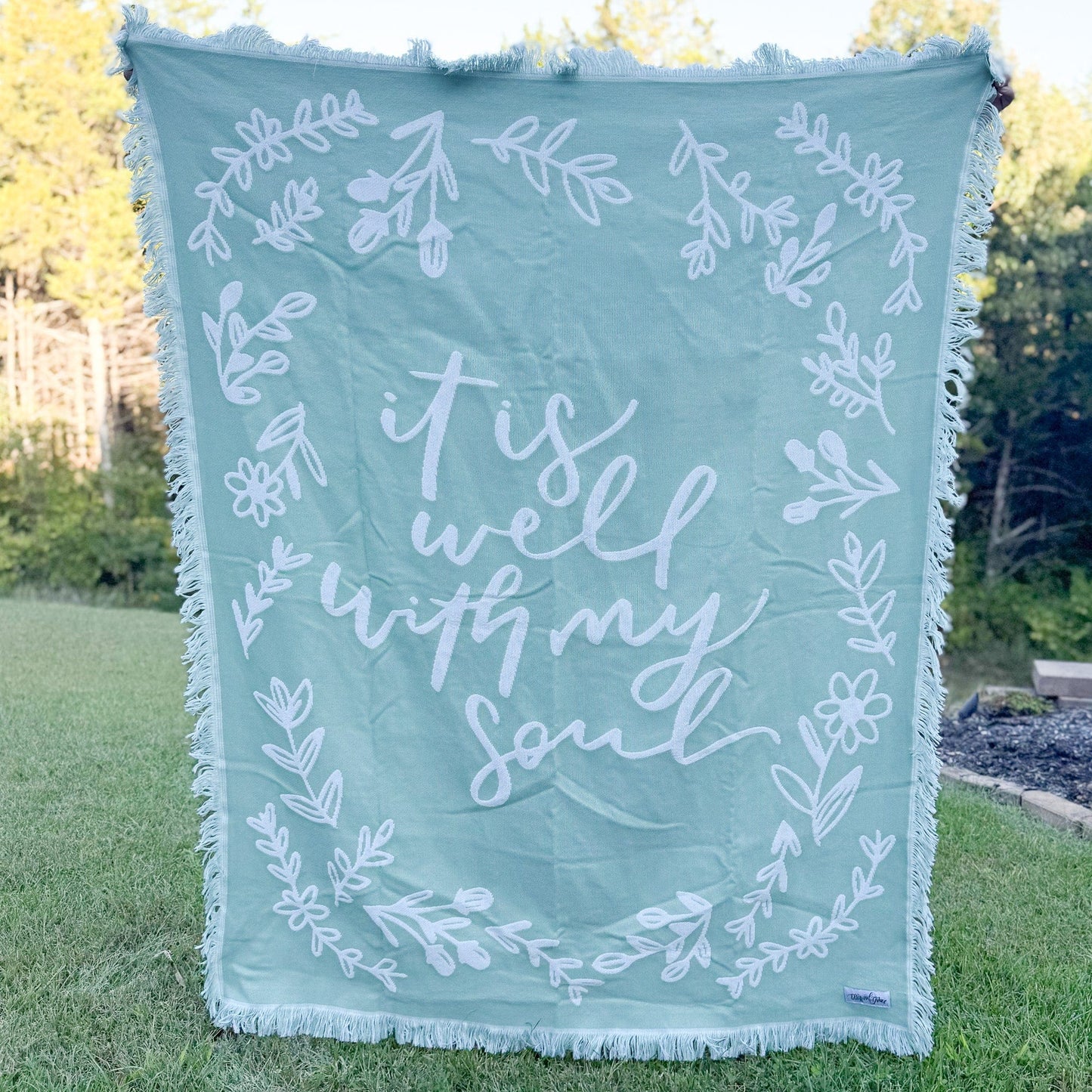 It Is Well Woven Blanket