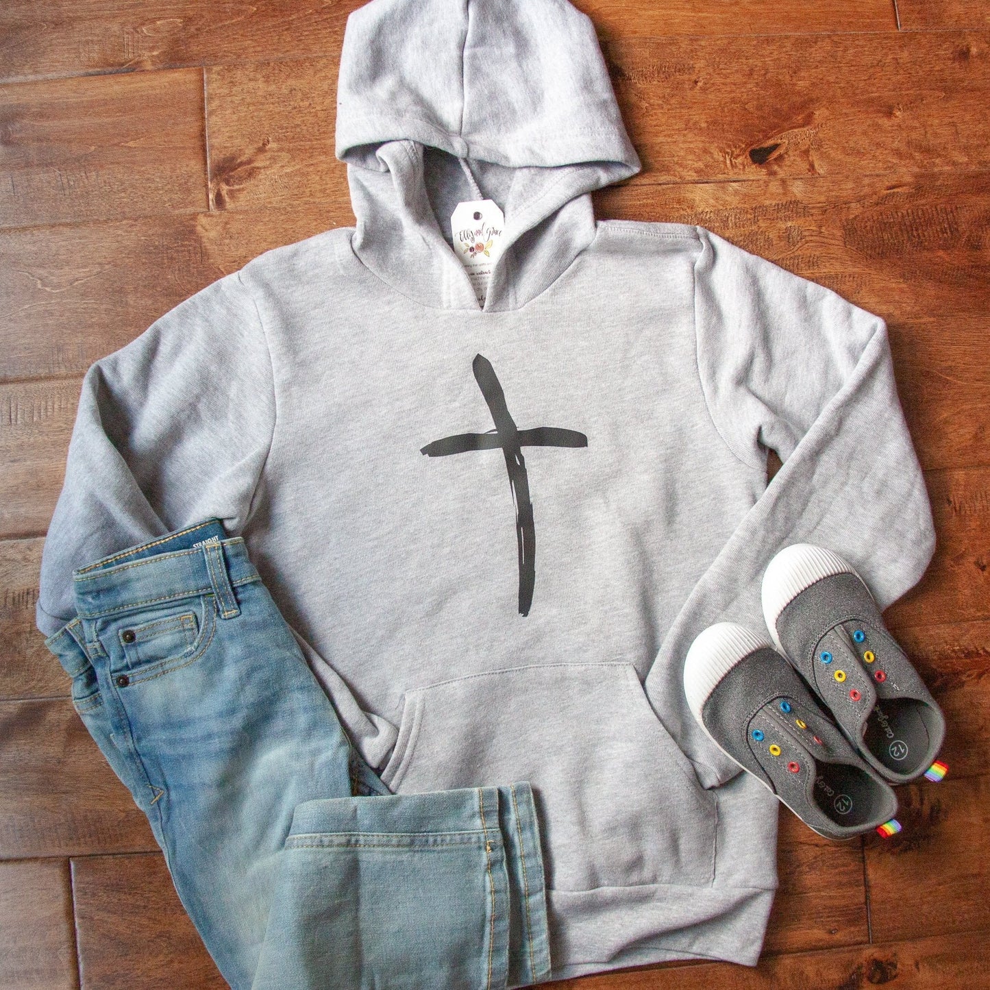 Cross Premium Kids Hoodie