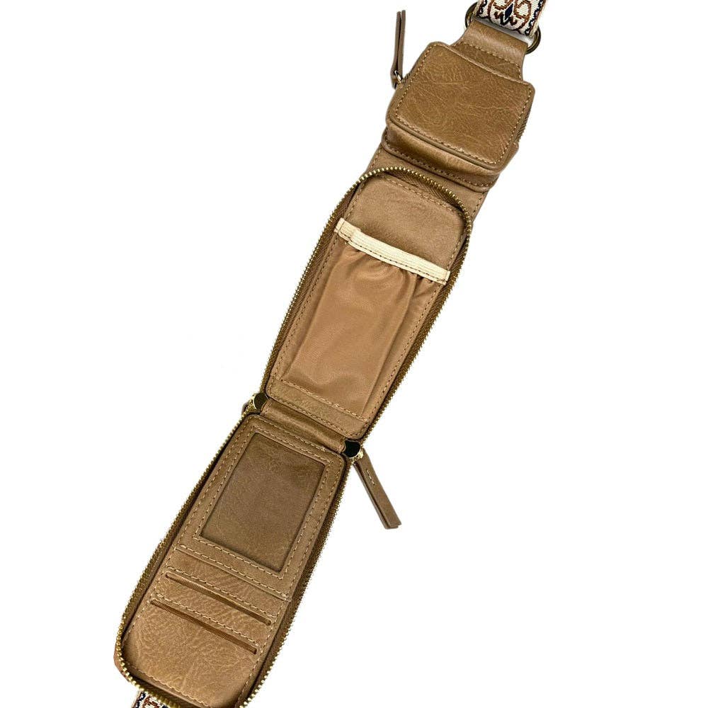 Zip & Clip RFID Strap: Espresso (Hardware: Gold)