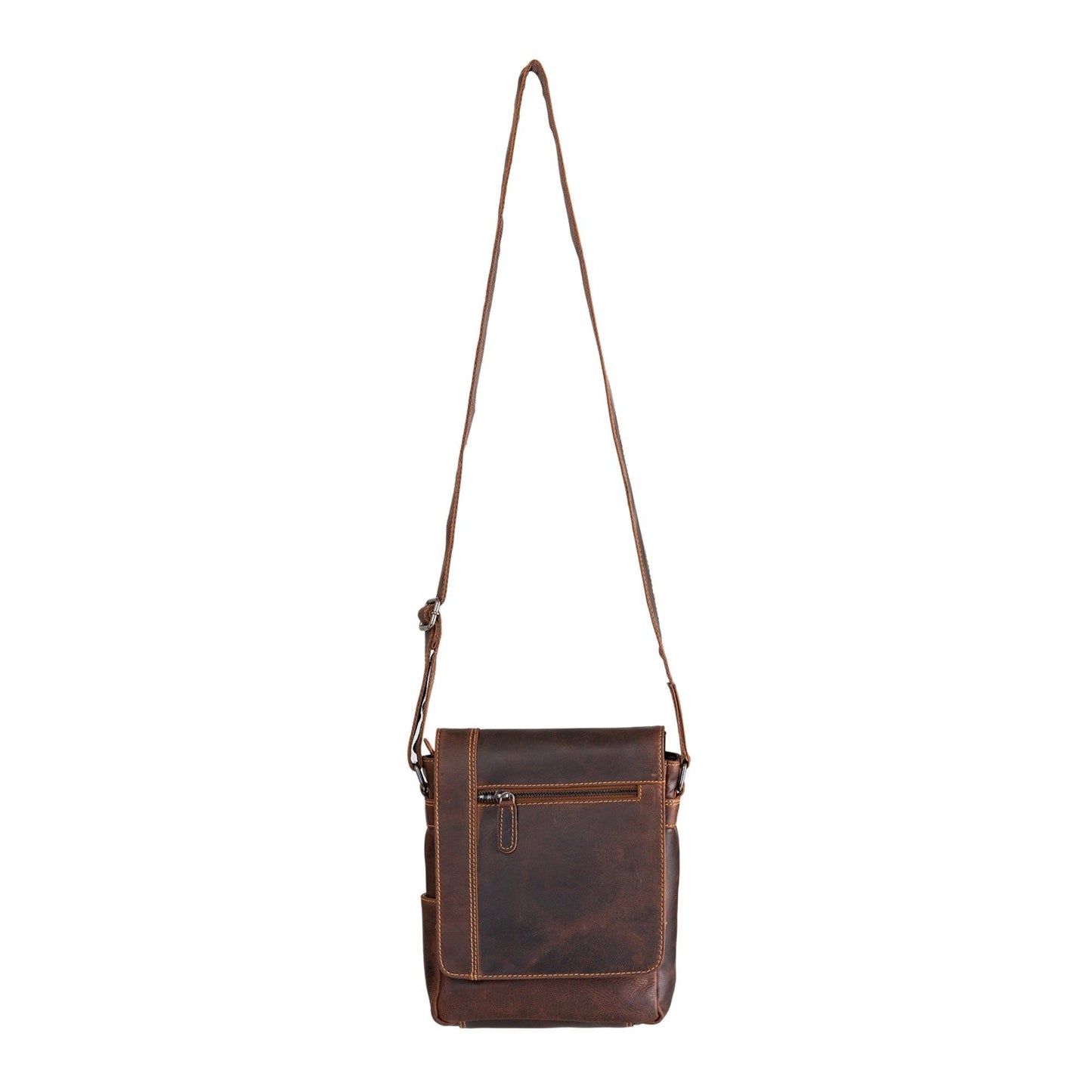Henry Unisex Mini-Messenger Bag: Sandalwood