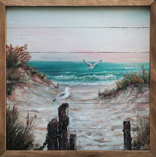 Seagulls On The Beach image 0