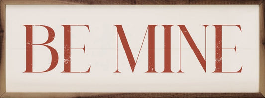 Red Be Mine On White image 0