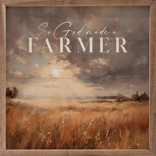 So God Made A Farmer With Landscape image 0