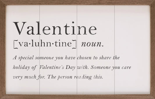 Valentine Definition White image 0