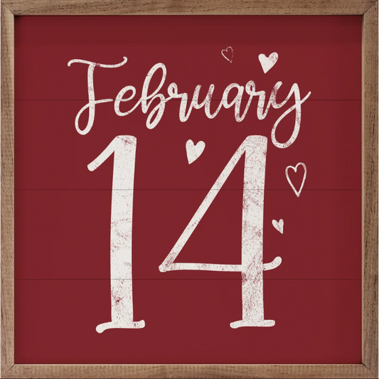 February 14th Hearts Red image 0