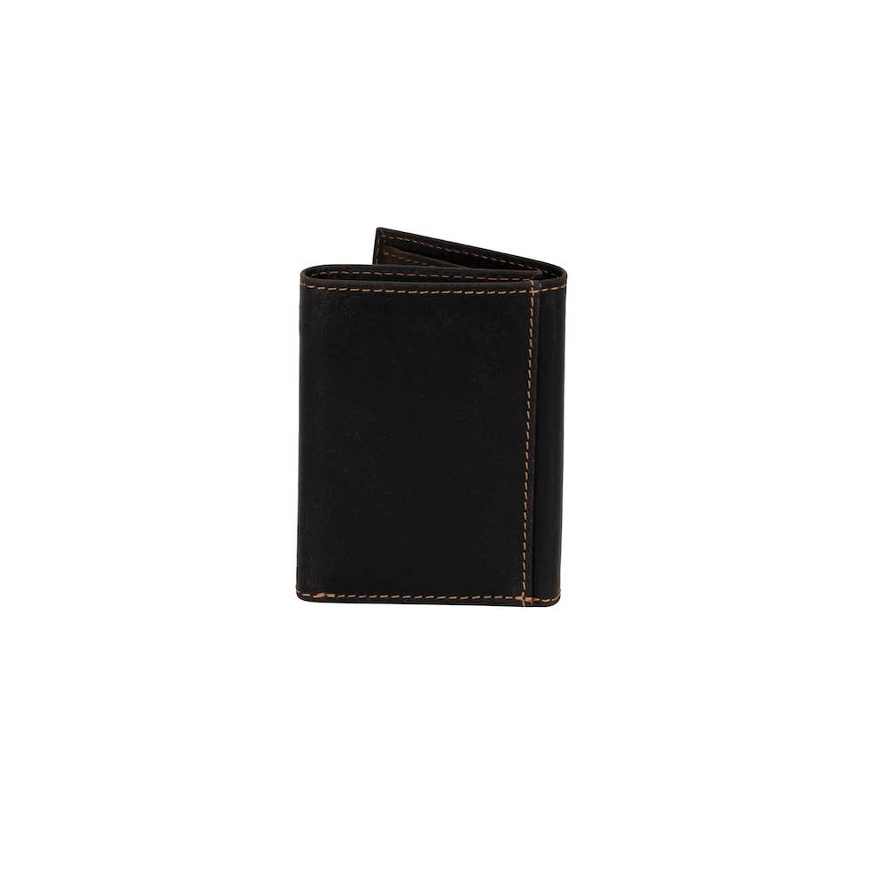 Men’s Tri-Fold RFID Leather Wallet Wellington