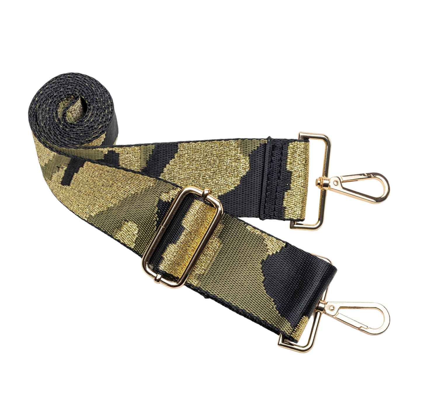 Army Green CAMO Strap with Gold hardware