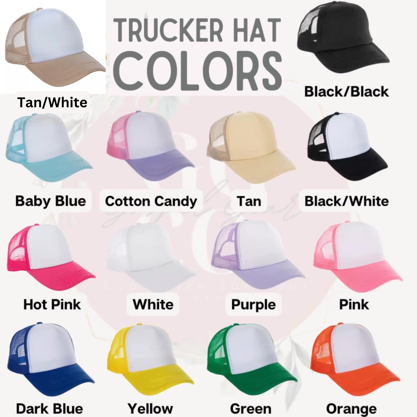 God Is Good Butterfly Patch Foam Trucker Hat