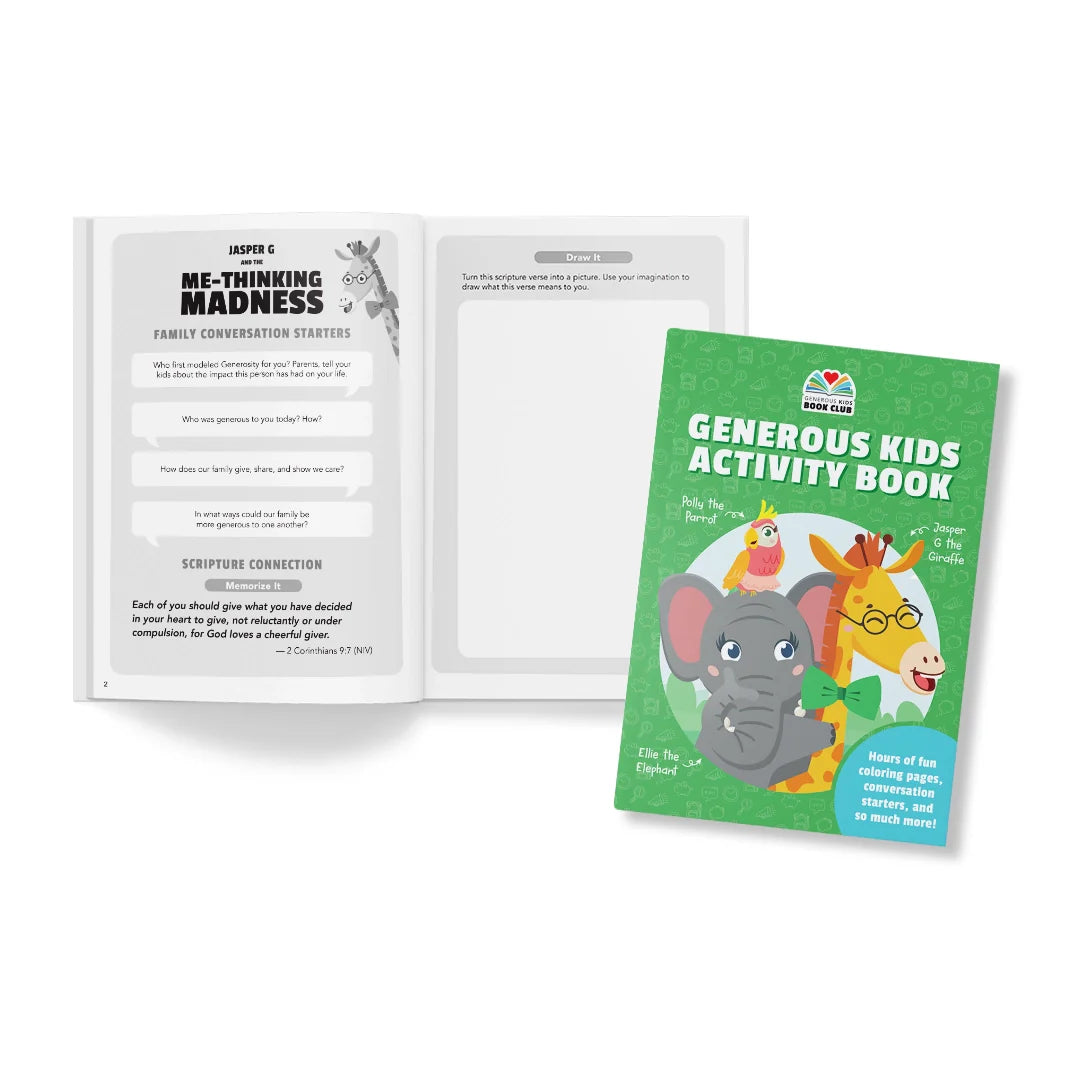 Generous Kids 3-Book Bundle With Activity Book