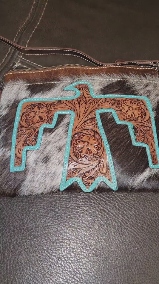 Thunderbird Genuine Leather Cowhide Purse
