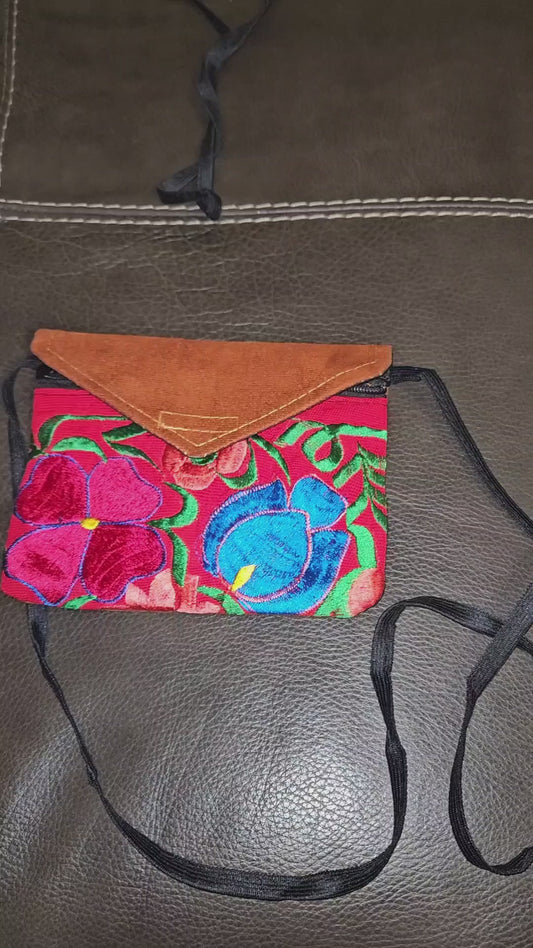 Mini Embroidered Envelope Crossbody