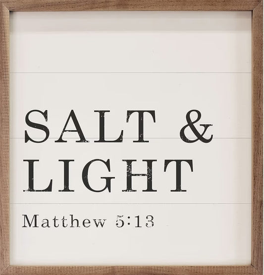 Salt & Light Matthew 5:13