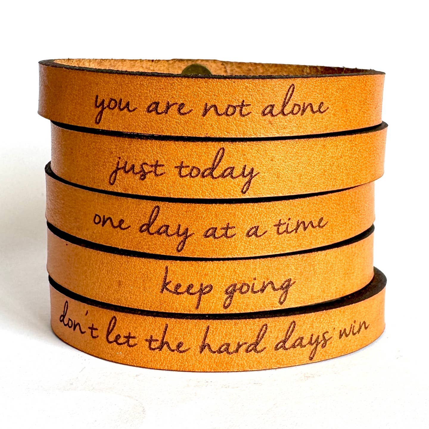 Just Today Leather Bracelet