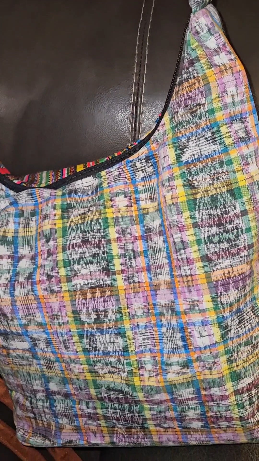 Handmade Floral Embroidered Hobo Bag