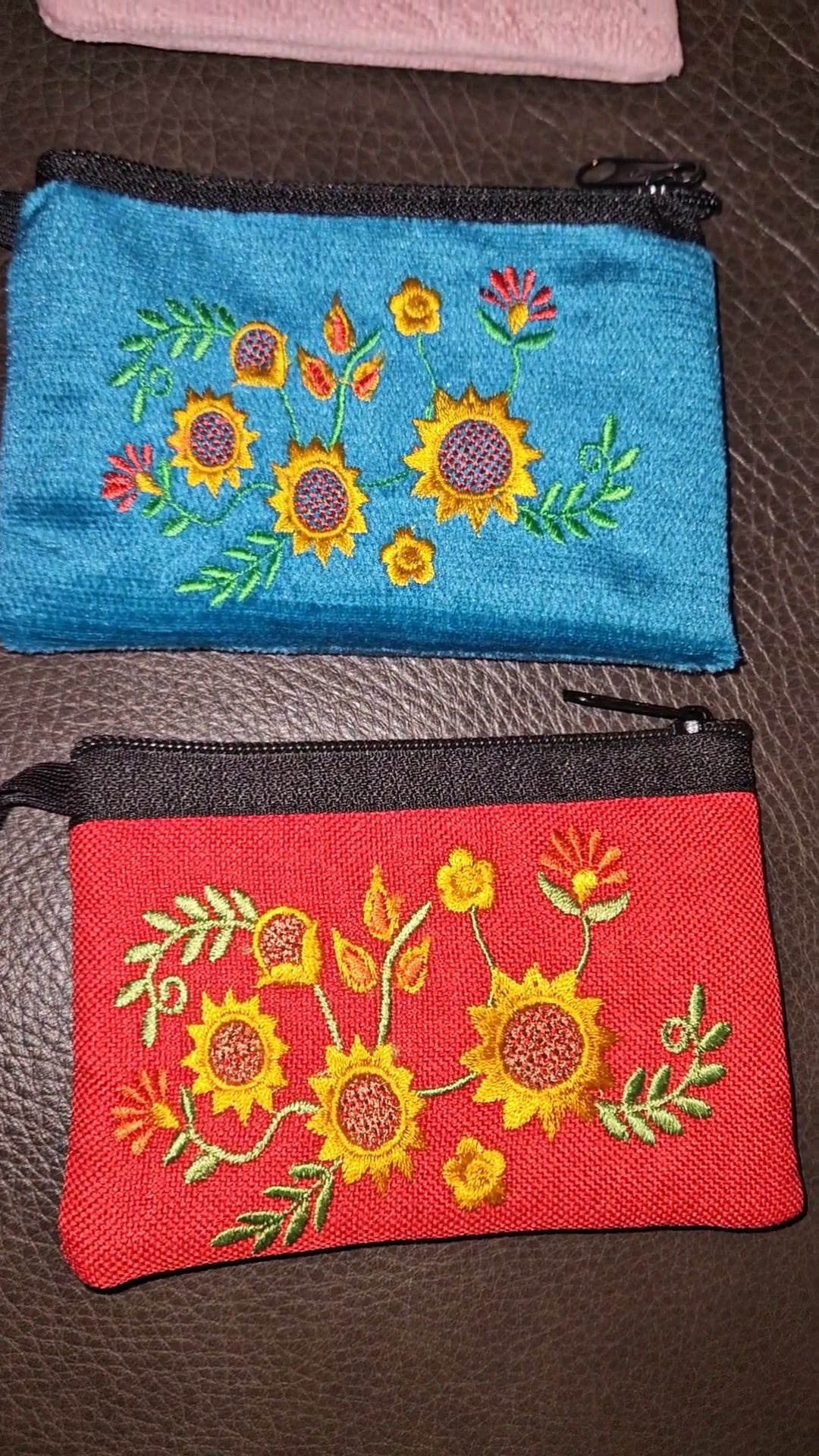 Handmade Embroidered Ecuadorian Coin Purse