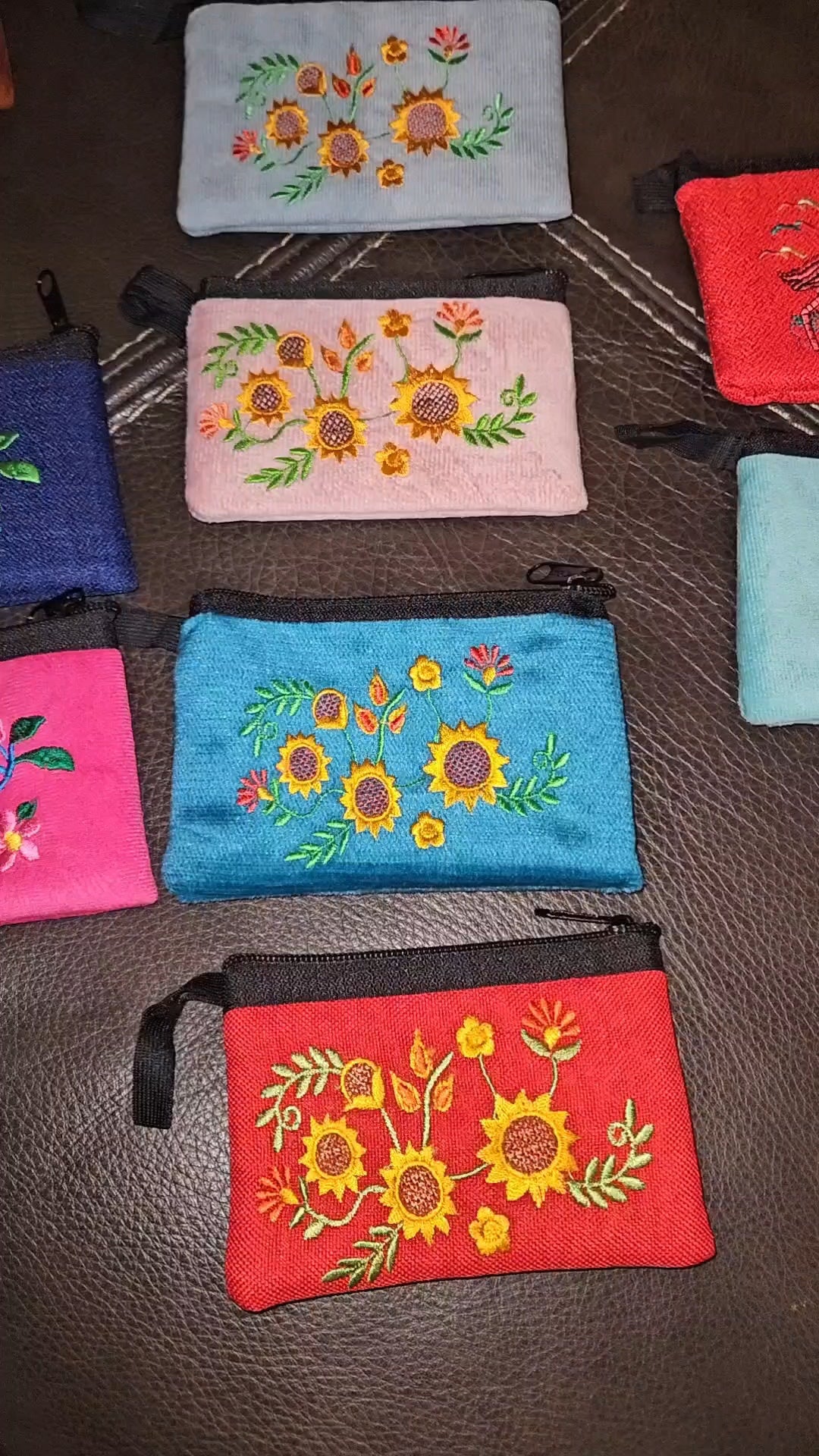 Handmade Embroidered Ecuadorian Coin Purse