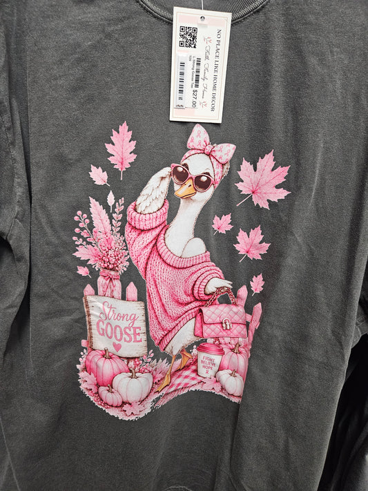 Strong Goose Breast Cancer Awareness Tee