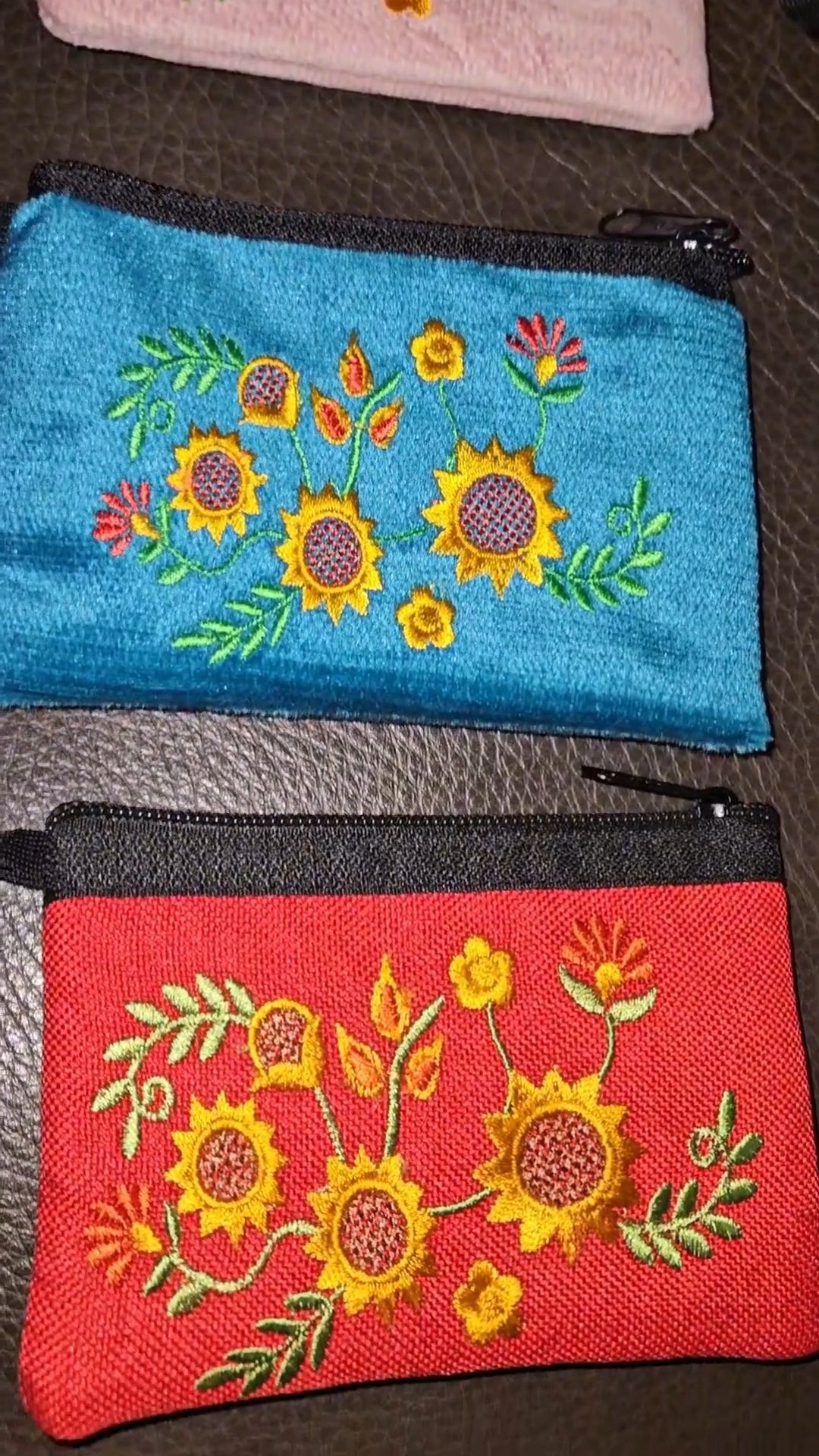 Handmade Embroidered Ecuadorian Coin Purse