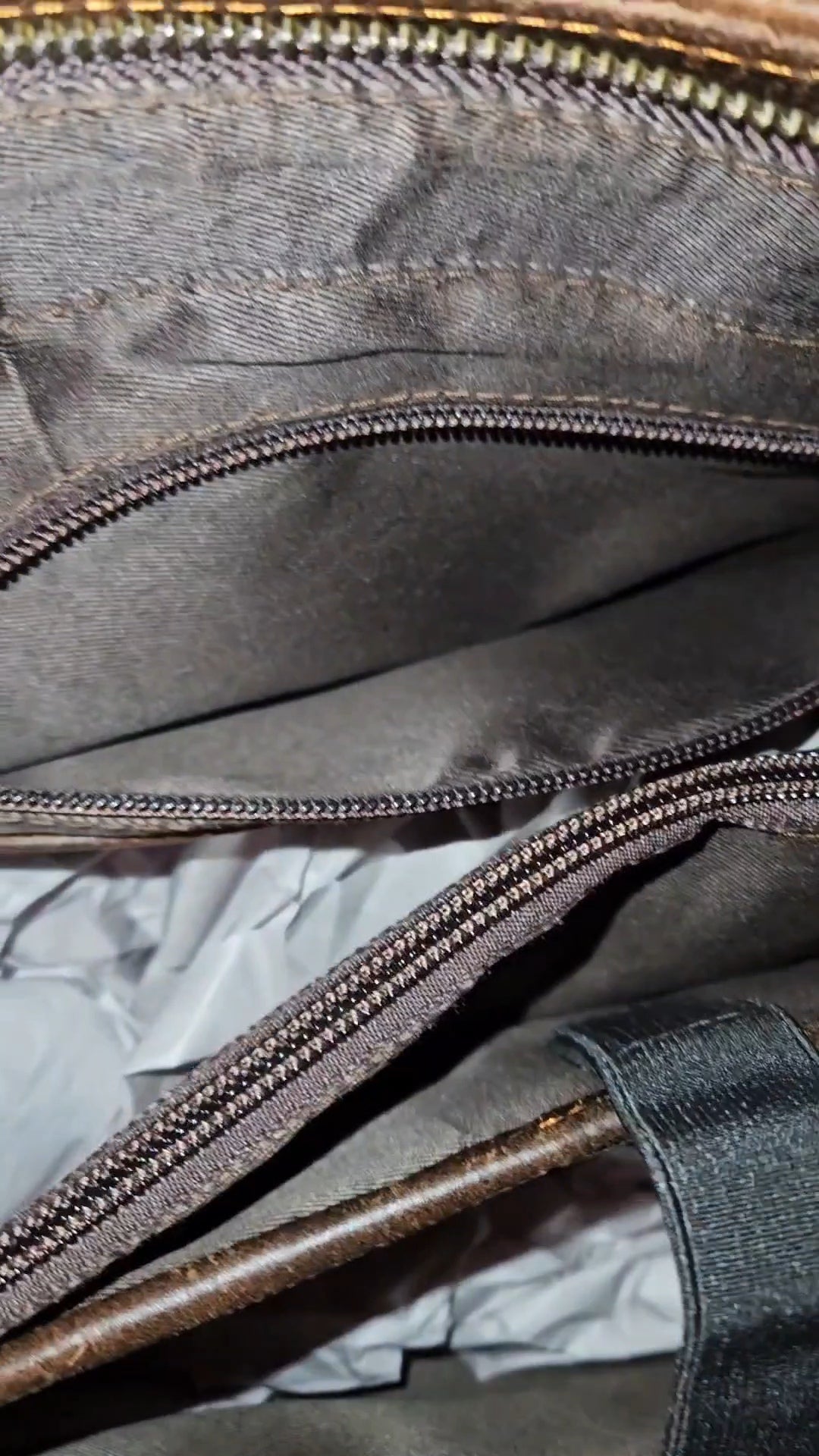 Genuine Leather Tote w/Laptop Compartment