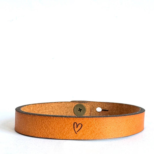 Heart Leather Bracelet