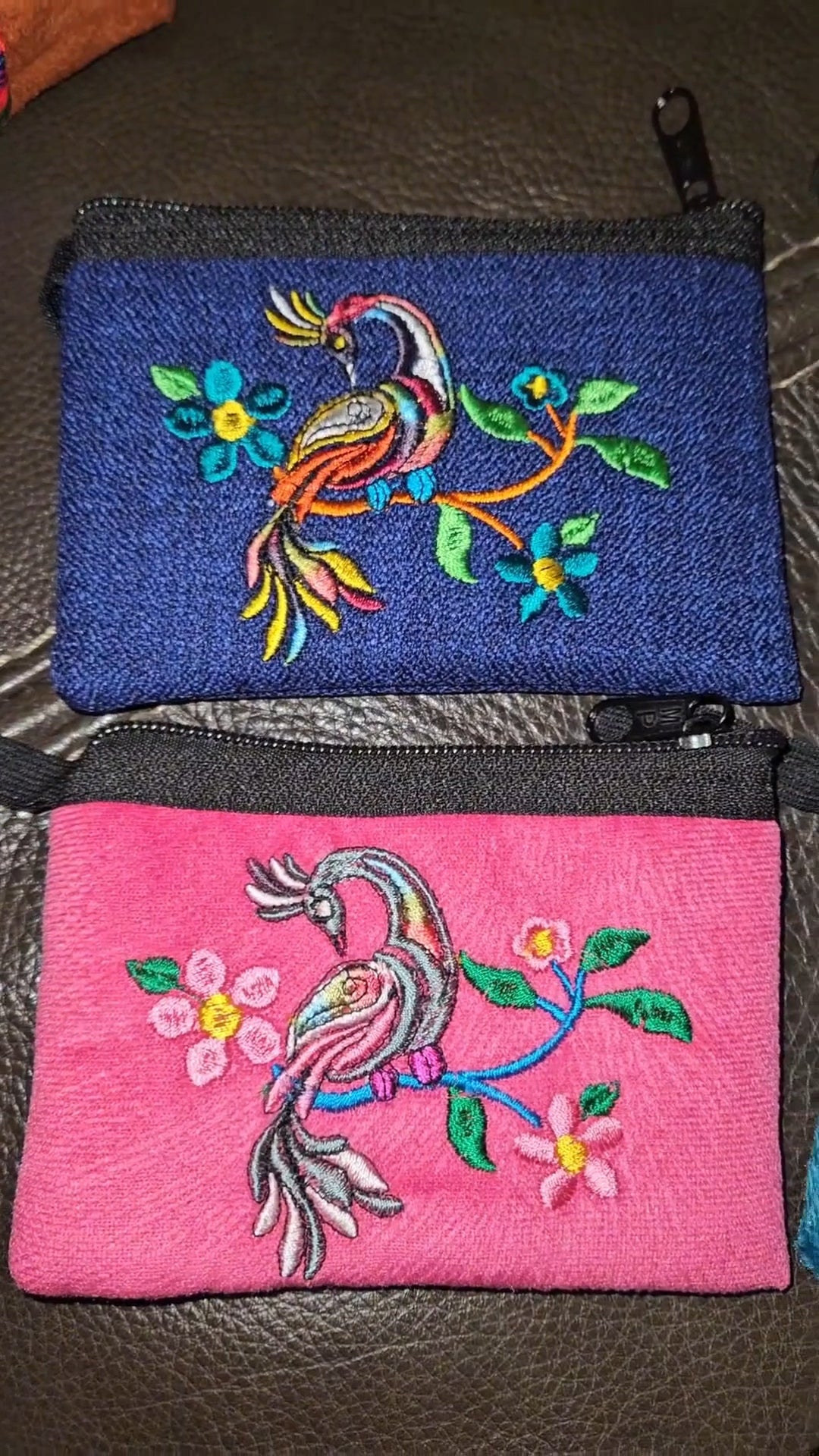 Handmade Embroidered Ecuadorian Coin Purse
