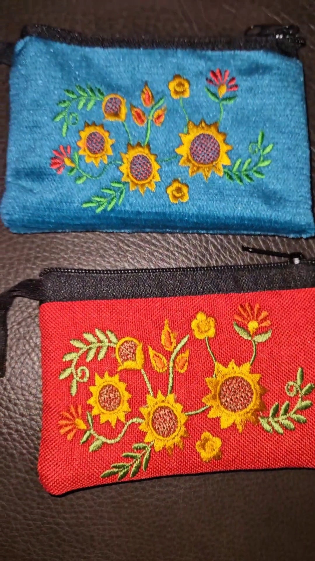 Handmade Embroidered Ecuadorian Coin Purse