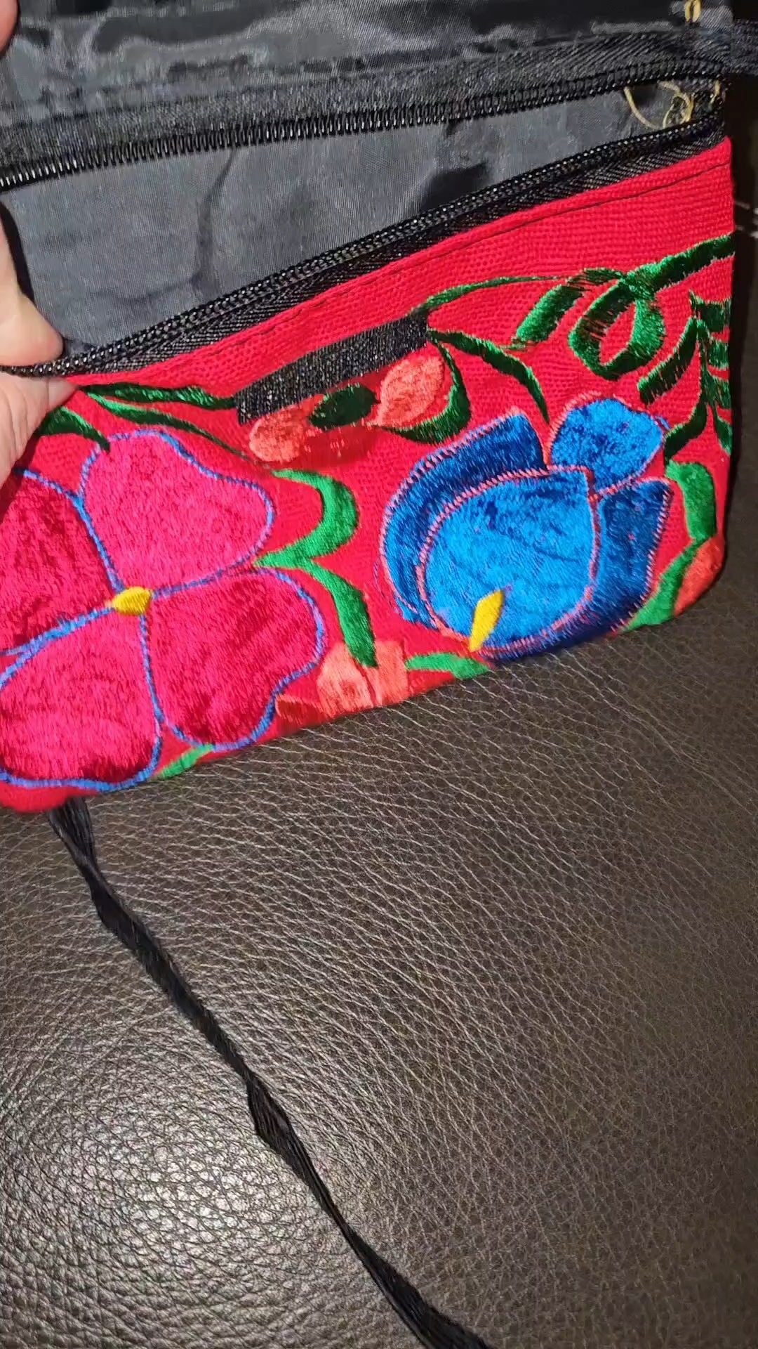 Mini Embroidered Envelope Crossbody