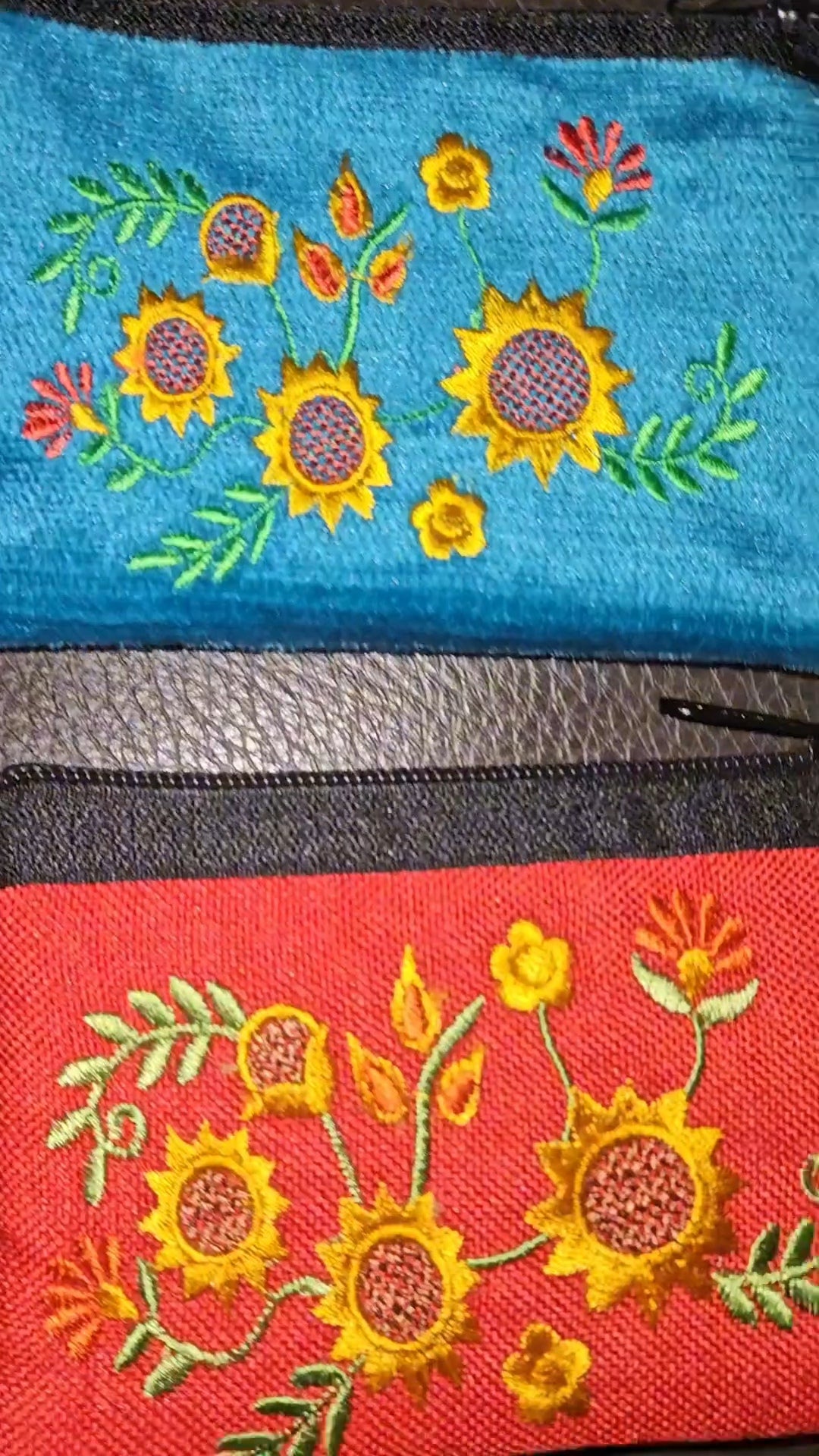 Handmade Embroidered Ecuadorian Coin Purse