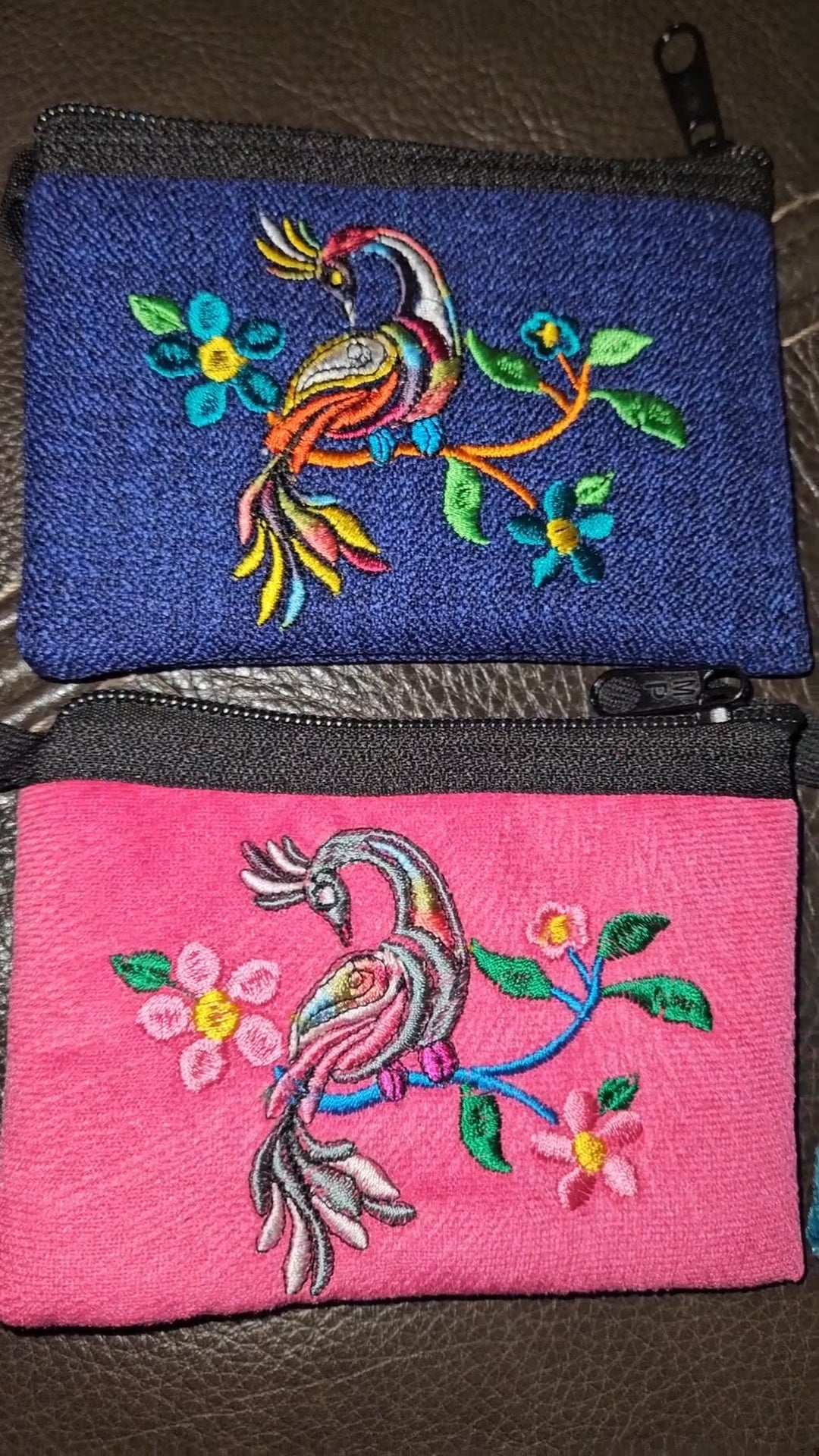 Handmade Embroidered Ecuadorian Coin Purse